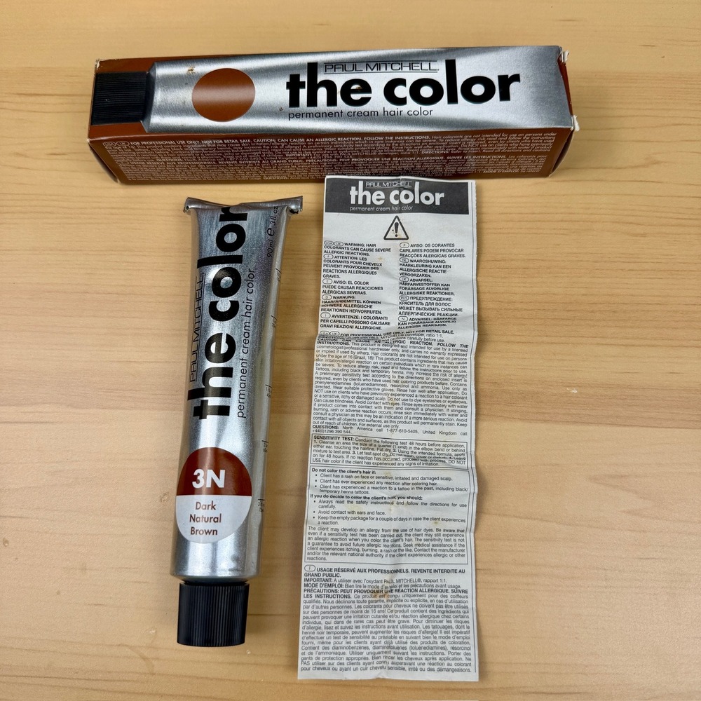 Paul Mitchell The Color Permanent Cream Hair Color 3N Dark Natural Brown 3oz